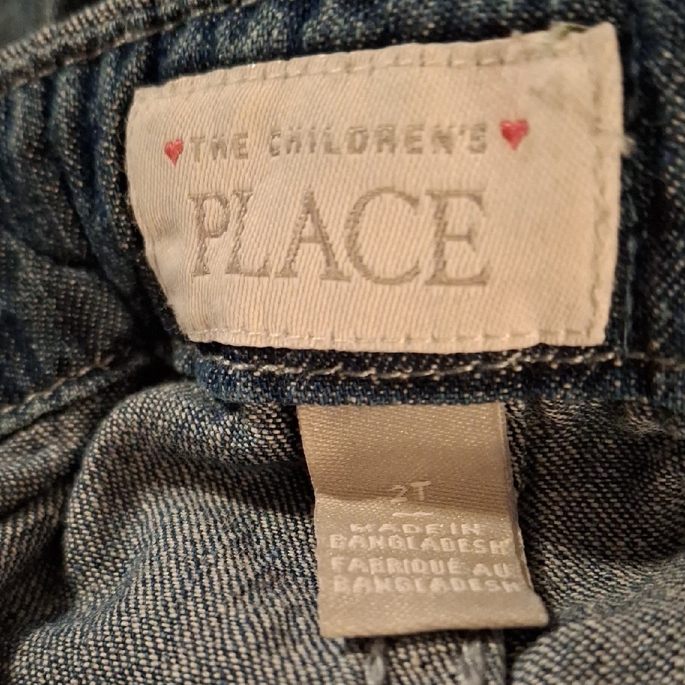 Kids Blue Denim Overalls - Picture 3 of 3